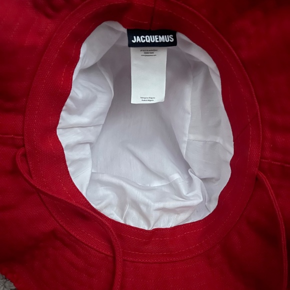 Jacquemus Red Bucket Hat - Picture 2 of 3